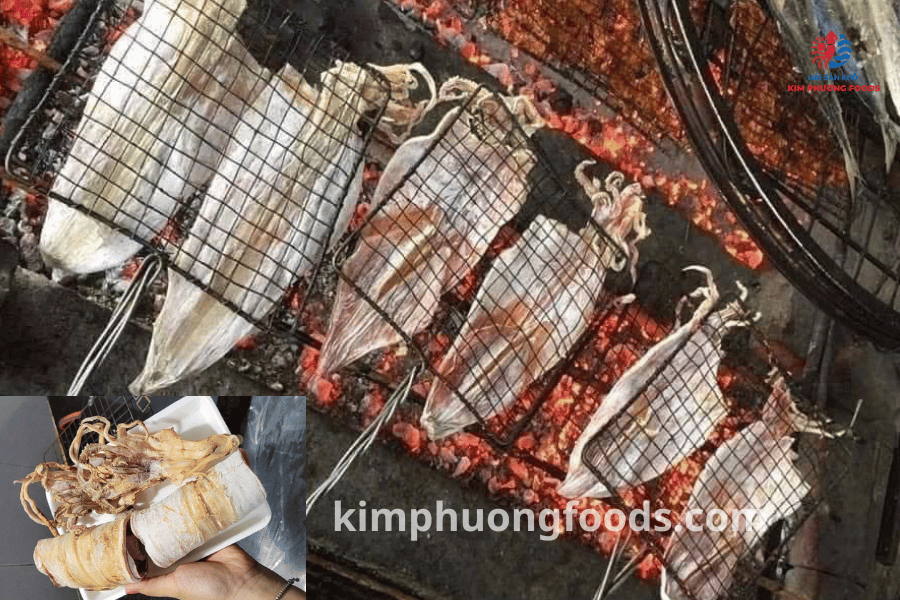 Mực khô Đà Nẵng size 18-20 con/kg hàng tuyển - Kim Phương Foods