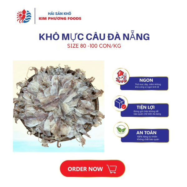 Mực Khô Size 80–100 Con/Kg: Nguồn Sỉ Giá Tận Gốc, Chất Lượng Đồng Nhất