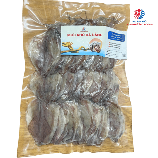 Mực Khô Size 80–100 Con/Kg: Nguồn Sỉ Giá Tận Gốc, Chất Lượng Đồng Nhất 10 muc kho 80 100 con size nho ban si da nang