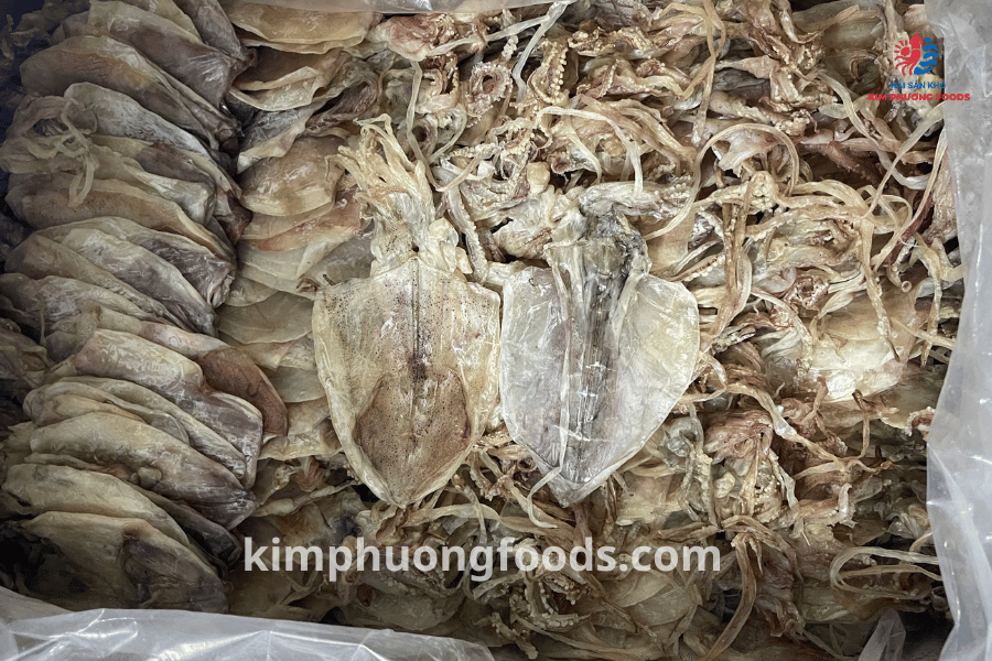 Mực Khô Đà Nẵng Size Nhỏ 50-60 Con/kg