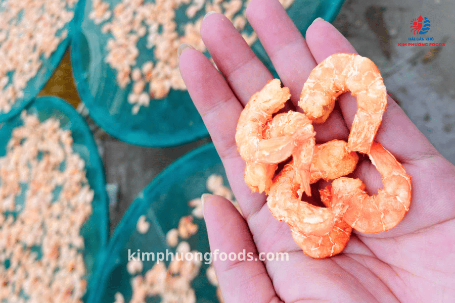 Tôm biển khô thiên nhiên loại 1 Kim Phương Foods Tôm biển khô thiên nhiên loại 1 Kim Phương Foods